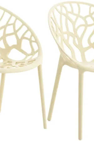 2-delige set tuinstoelen Hope Kleur:creme Finale Uitverkoop
