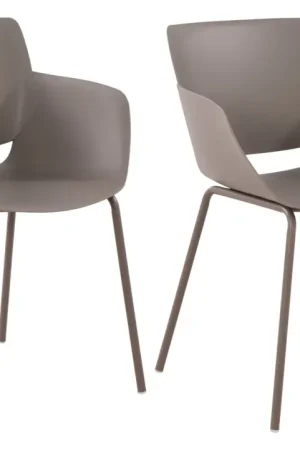 2-delige set tuinstoel Alpena Kleur:taupe Direct Beschikbaar