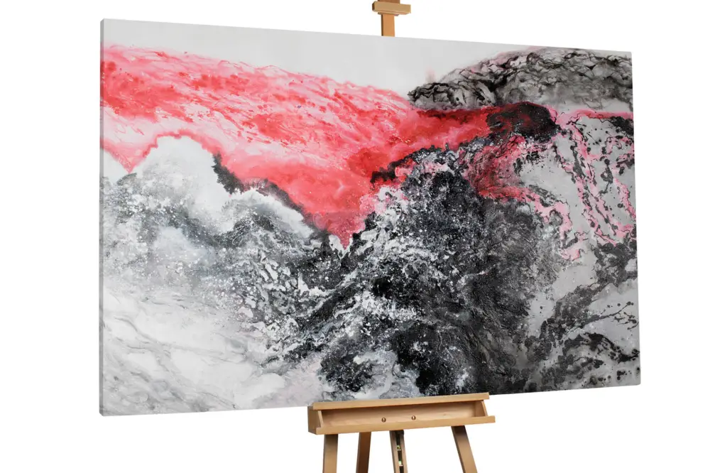 Direct Verzonden XXL Schilderij 'Mesmerising Storm' | Handgeschilderd unicum