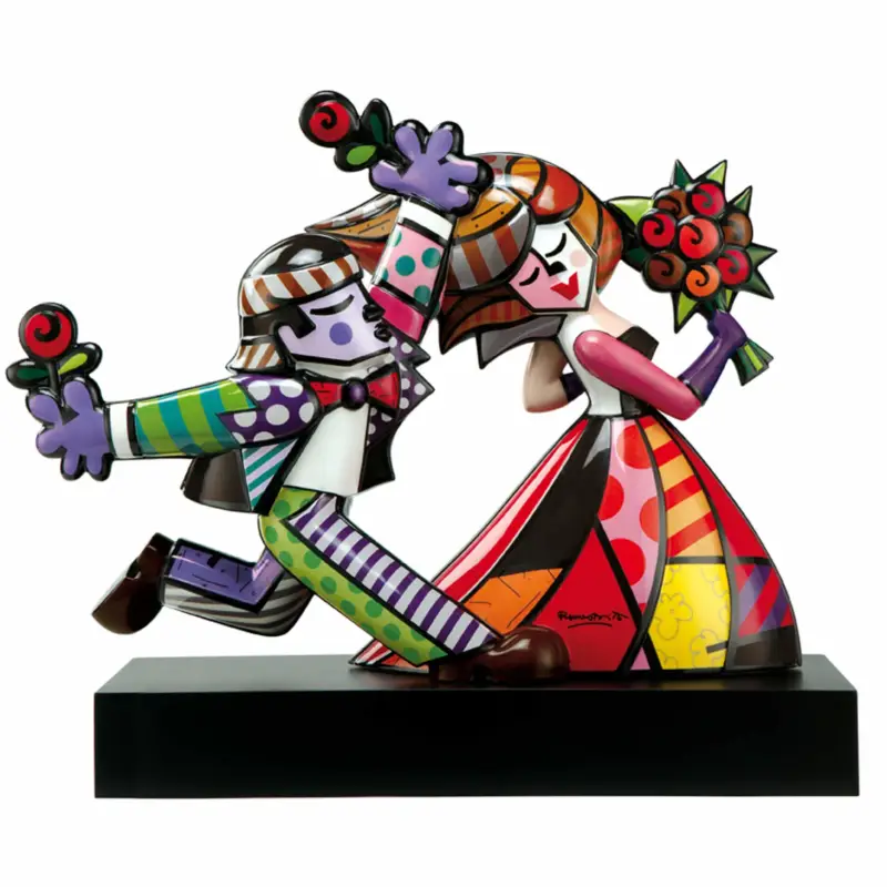 Porseleinen figuur 'Wherever You Go' van Romero Britto 47x41x15cm Beste Prijs