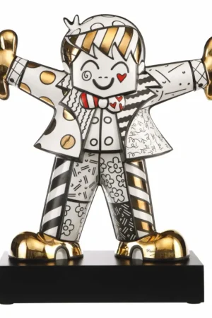 Op = Op Porseleinen figuur 'Ready for a Hug' van Romero Britto 46,5x47x17cm