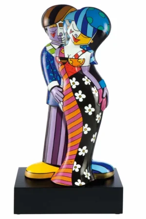 Porseleinen figuur 'Wir beide für immer' van Romero Britto 35x68x28cm Bestel Nu