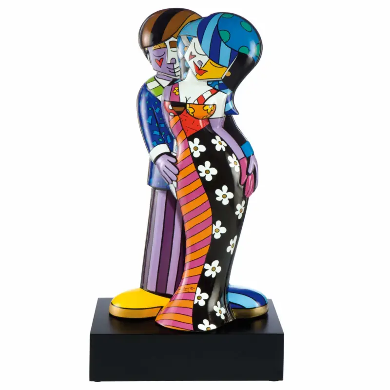 Porseleinen figuur 'Wir beide für immer' van Romero Britto 35x68x28cm Bestel Nu