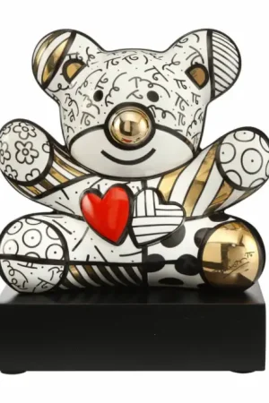 Seizoensaanbieding Porseleinen figuur 'Hug Me Tightly' van Romero Britto 25x30x17cm