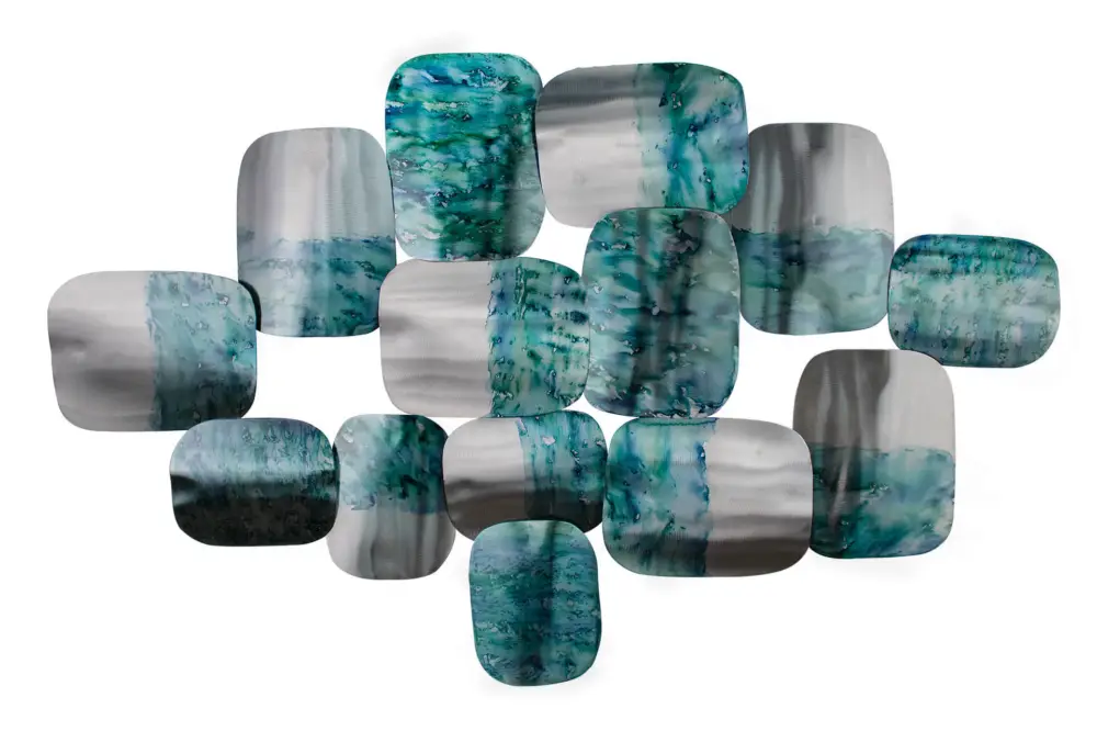 Merkproduct Metalen wanddecoratie 'Adamant' 118x78x6cm