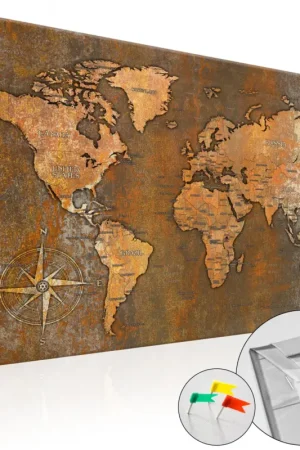 Aanbieding Schilderij op kurk 'Rusty World'