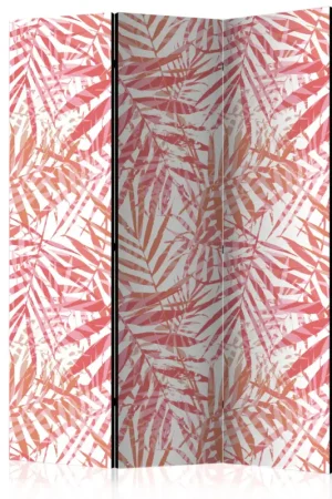 Aanbieding Kamerscherm 'Palm Red'