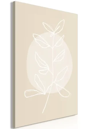 Favoriet Kunstdruk op canvas 'Bright Twig Vertical'