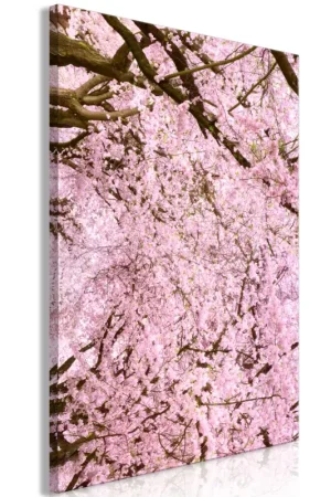 Kunstdruk op canvas 'Cherry Tree Vertical' Gratis Retour