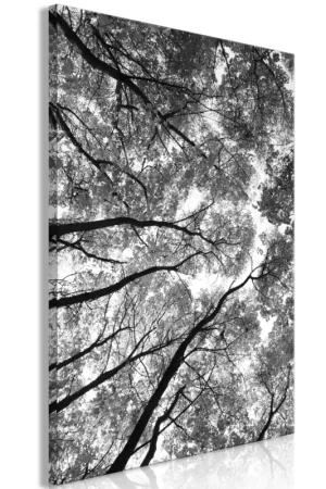 Bestel Nu Kunstdruk op canvas 'High Trees Vertical'
