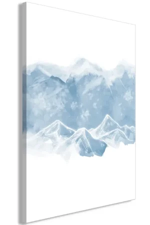 Aanbieding Kunstdruk op canvas 'Ice Land Vertical'
