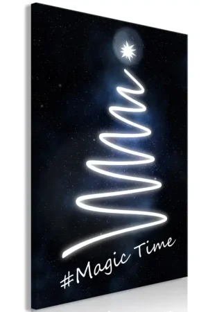 Aanbieding Kunstdruk op canvas 'Magic Time Vertical'