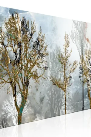 Direct Beschikbaar Kunstdruk op canvas 'Silver Morning Narrow'