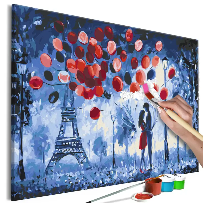 Schilderen op nummer volwassenen 'Night in Paris' Flitsaanbieding