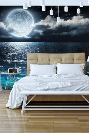 Behang 'Blue Lagoon' Favoriet