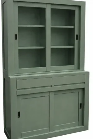 Actieprijs Buffetkast groen - groen design 140cm soft close