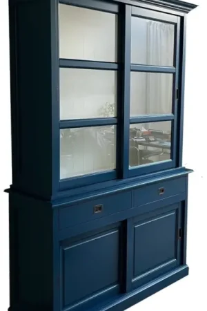 Gereduceerde Prijs Buffetkast groenblauw Geleen 140cm