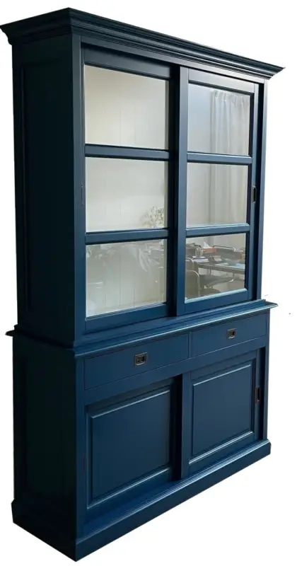 Gereduceerde Prijs Buffetkast groenblauw Geleen 140cm