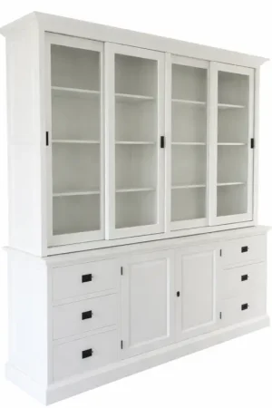 Buffetkast Lopik wit 240 x 240cm Op = Op