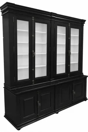 Beste Prijs Buffetkast zwart Lara 200 x 240cm espagnolet