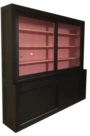 Alleen Vandaag Buffetkast XL design zwart - roze 260 x 240cm