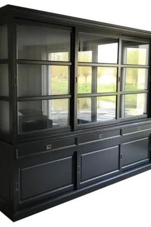 Buffetkast XL zwart – zwart Sneek 300cm Koop Vandaag