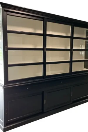 Buffetkast XXL zwart Lisse 300 x 240cm Weekendaanbieding