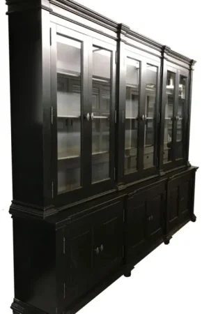 Buffetkast zwart - grijs Lara 300 x 240cm espagnoletsluiting Voordeelprijs