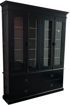 Buffetkast zwart - grijs Zeist 180cm Op = Op