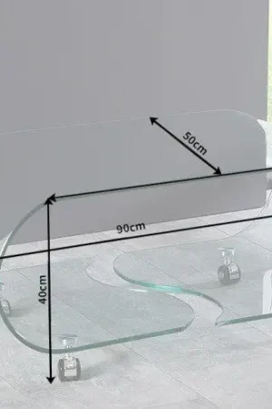 Aanbieding Salontafel Ghost 90cm Glas - 37256
