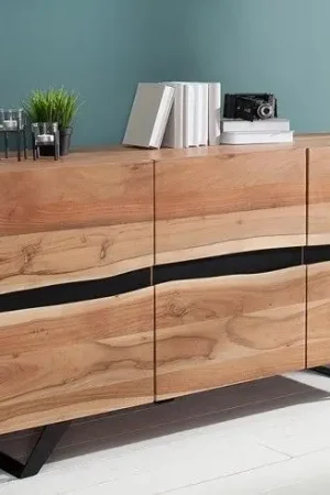 Dressoir Amazonas 150cm Massief Acacia Hout - 38331 Lage Kosten