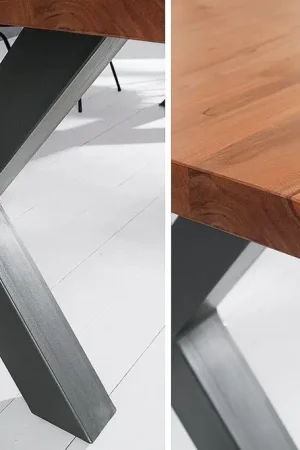Veilige Betaling Eettafel Mammoet X Honey240cm Massief Acacia Hout - 38350