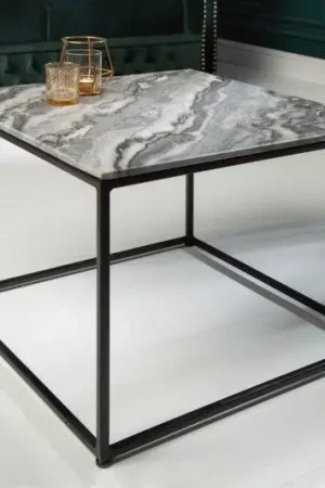 Bestel Nu Salontafel Elements Grijs 50cm Marmer - 40113