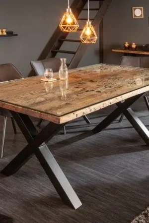 Aanbieding Eettafel Barracuda X 180cm Massief Teak Hout - 39698
