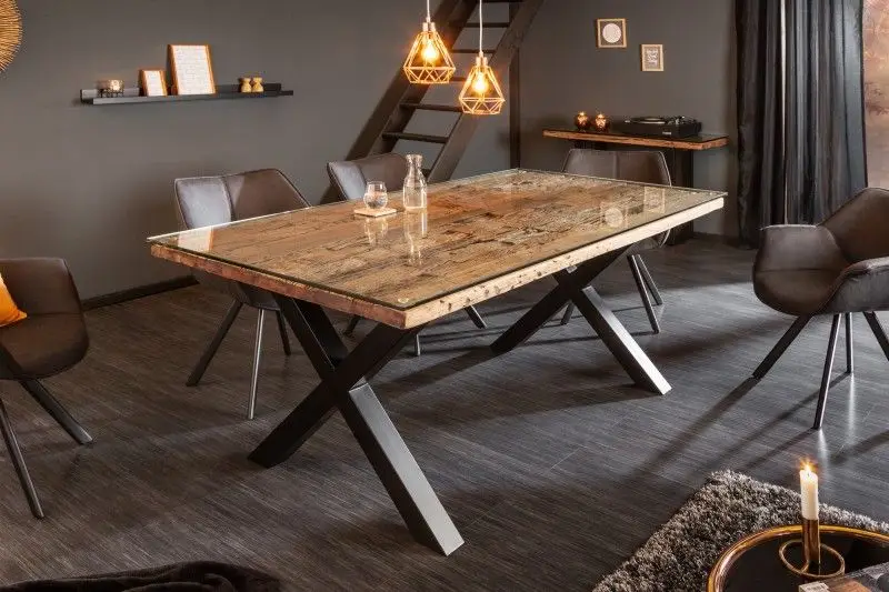 Aanbieding Eettafel Barracuda X 180cm Massief Teak Hout - 39698