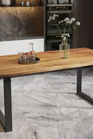 Aanbieding Eettafel Nicola 180cm Massief Mango Hout - RF51518-1