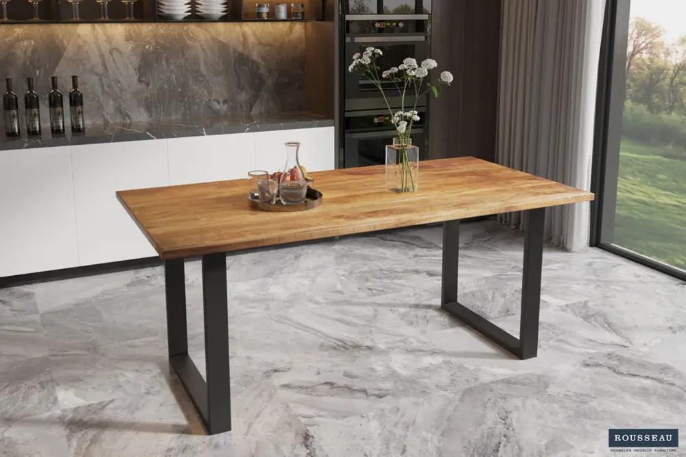 Aanbieding Eettafel Nicola 180cm Massief Mango Hout - RF51518-1